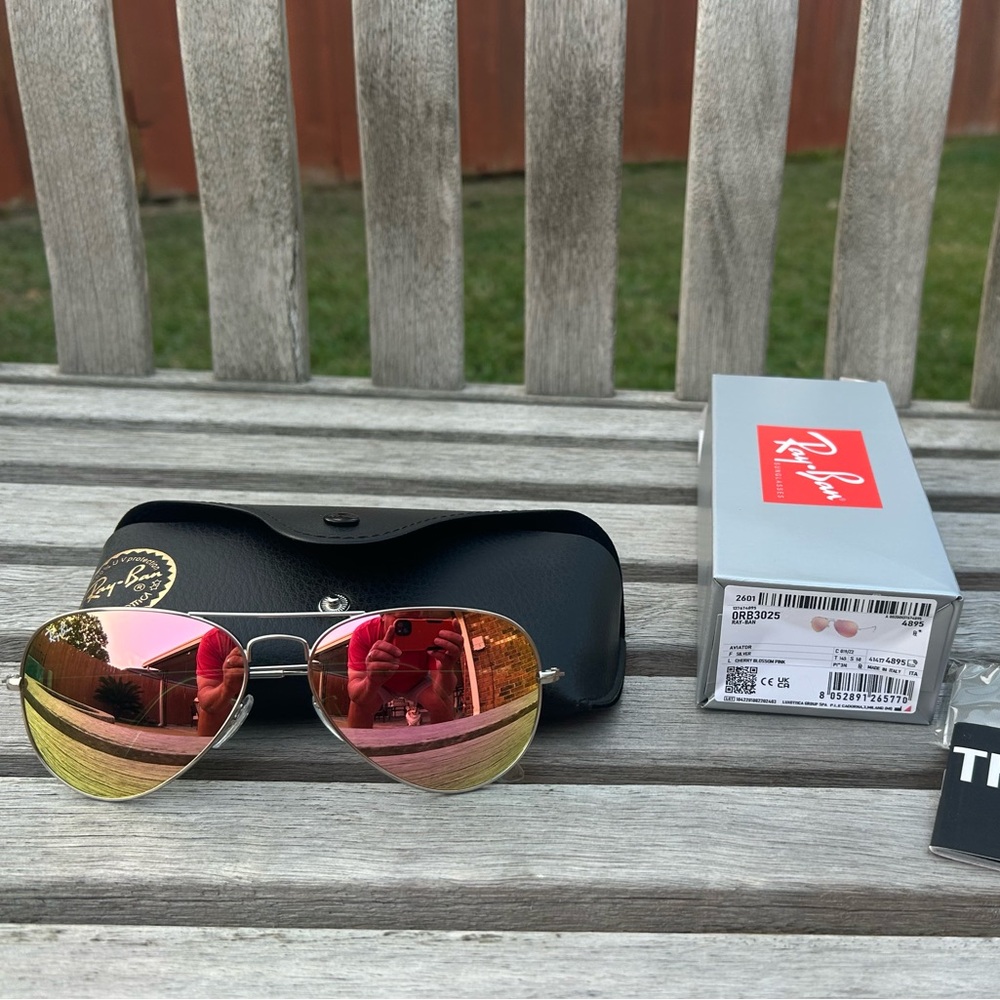 Ray-Ban Cherry Blossom Pink Aviators